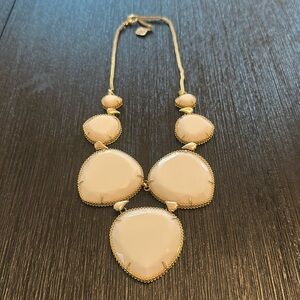 Vintage Kendra Scott “Rebecca” Necklace in White Mother of Pearl